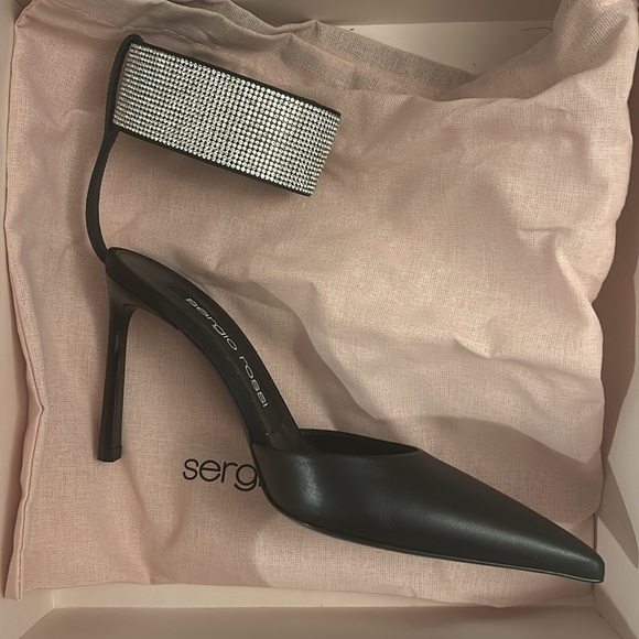 NWT Sergio Rossi Black Heels - SR Paris 095 - Picture 4 of 5